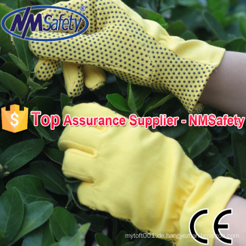 NMSAFETY Baumwolle Handschuhe Hand Job Handschuhe stricken Handschuhe Gummi Punkte